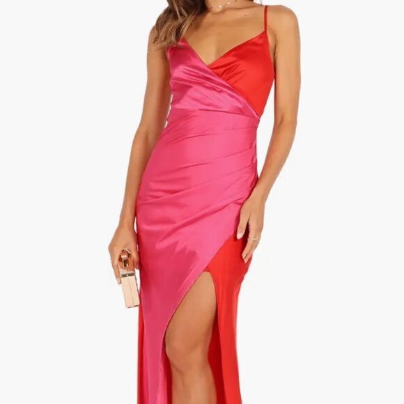 NWOT Petal + Pup Lipa Colorblock Slipdress-J8 - Picture 1 of 8